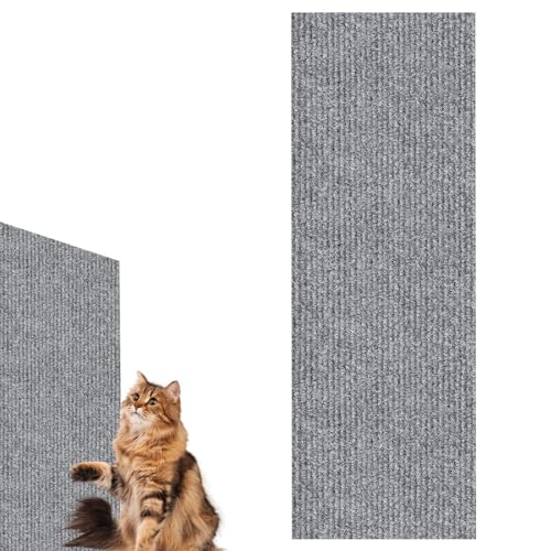 Azioni Kratzmatte Katze, Kratzmatte Katze Wand, Katze Kratzpads Für Katzen, Kratzpad Für Katzen, Katzenkratzbrett-Pfosten, Zuschneidbares Kratzbrett, Möbelschutz, Wandkratzer, Kratzunterlage von Aizuoni