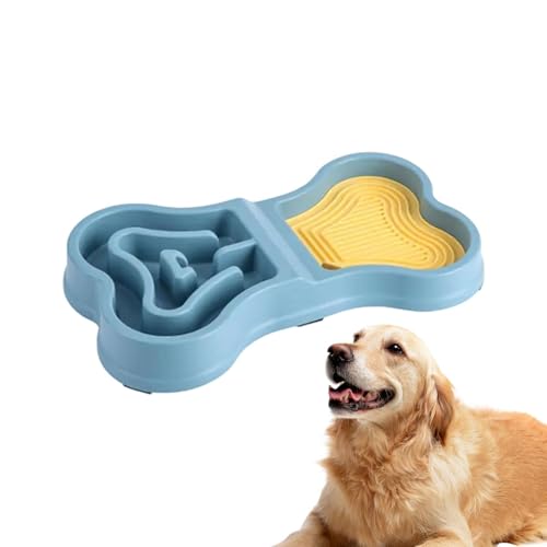 Essen und Wasserschalen, Hundefutterschalen für Welpen | Langsame Essschalen-Anti-Slip-Design - Tragbare sichere Feeder für Haustierhunde Welpe Home Reisen im Innenbereich im Freien von Aizuoni