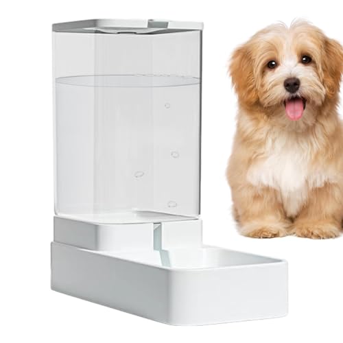 Futterspender Katze, Automatischer Katzenfutterautomat,Automatischer Hundefutterspender, Automatischer Wasserspender Für Hunde Und Katzen, 3,8 L Futterspender Für Hunde Und Katzen, Wasserspender, von Aizuoni