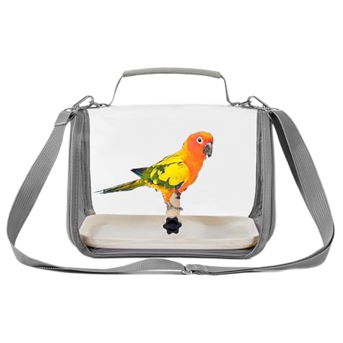 Shotet -Reiseträger, Vogelträgertasche,Mit Stand Barsch atmungsaktives Cockatiel Travel Pack | Atmungsaktivem klarer Haustierträger Pack Canary Reisekäfig von Aizuoni