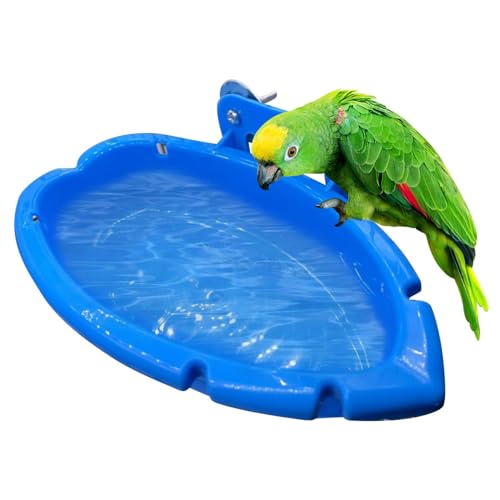 Vogelbadewanne Für Sittiche, Vogelbadschale, Vogelbadschale, Platzsparende Vogelbadschale Für Sittiche, Nymphensittiche, Papageien, Wellensittiche, Wellensittiche von Aizuoni