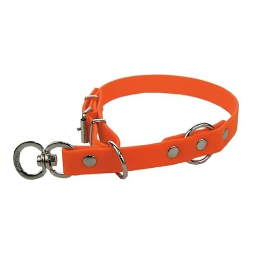 Akah BioThane® Signalhalsung für Jagdhunde (Treibjagd & Drückjagd) Hundehalsband signalorange von oefele.de (35 cm) von Akah