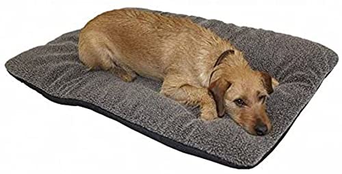 Akah Hundedecke Faserpelz braun mit Thermofüllung ca. 100 x 64cm Hundebett von Akah