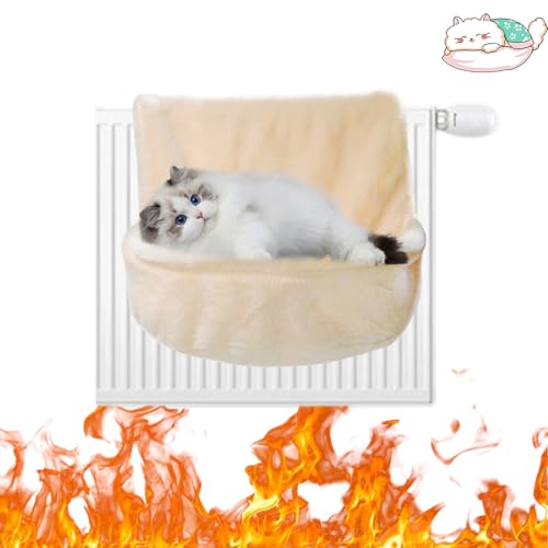 Akayoo Heizkörperbett Für Katzen,hängebett Für Katzen Heizung,katzenbett-hundebett-heizkörperbett Für Katzen Und Hunde,cat Hanging Bed,Comfortable Cat Bed for Heaters,Foldable Cat Bag von Akayoo