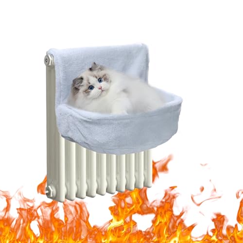 Akayoo Heizkörperbett Für Katzen,hängebett Für Katzen Heizung,katzenbett-hundebett-heizkörperbett Für Katzen Und Hunde,cat Hanging Bed,Comfortable Cat Bed for Heaters,Foldable Cat Bag von Akayoo