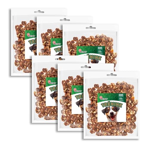 Akinu Training Lammchips mit Dorsch Leckerbissen für Hunde 6er Pack - 6 x 400 g von Akinu