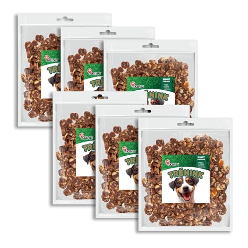 Akinu Training Rindchips mit Dorsch Leckerbissen für Hunde 6er Pack - 6 x 400 g von Akinu