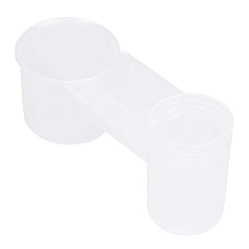10pcs Praktische Plastikwassertrinkerbecher Feeder -Trinkschalen für Vögel Tauben und Papageien 10pcs Praktische Plastikwassertrinkerbecher Feeder -Trinkschalen für Vögel Tauben und Papageien von Akozon
