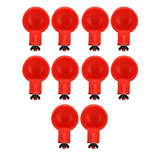 Akozon 10 Pack Verstellbare Automatische Hühnerwasserbecher Langlebiger Geflügelwasserer mit Deformationsbeständigen Fäden, Ideal für Hühner, Enten und Andere Vögel Akozon 10 Pack Verstellbare Automatische Hühnerwasserbecher Langlebiger Geflügelwasserer mit Deformationsbeständigen Fäden, Ideal für Hühner, Enten und Andere Vögel von Akozon