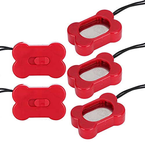 Akozon 5PCS Haustier-Trainings-Clicker, Verstellbar, DREI Gänge, Kompaktes, Leichtes Zubehör für Hunde, Multifunktionales Zubehör für den Heimgebrauch von Akozon