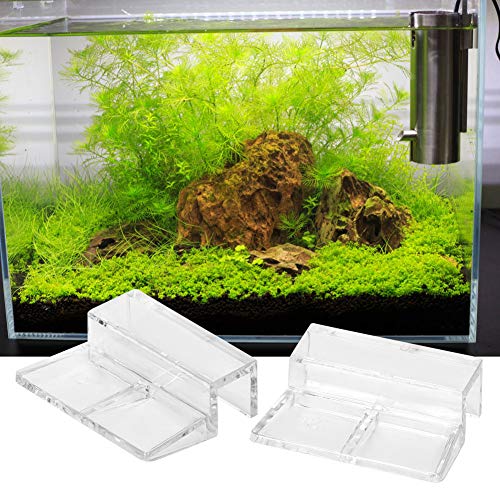 Akozon Acryl-Aquarium-Halterungen – 20 Stück Aquarium-Abdeckplattenhalter, Aquarium-Zubehör, Stabile Tank-Halterungsklammern für Sichere Aquarium-Installation (12mm) von Akozon