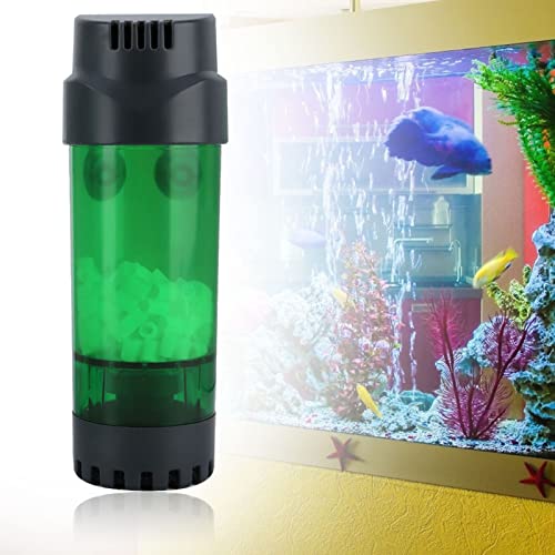 Akozon Aquarium Doppelter Biochemischer Filter Aquarium Physikalische Schwammfilter mit Saugnapf Aquarium Doppelt (Wirbelschicht LH300) von Akozon