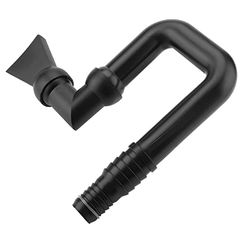 Akozon Aquarium U-förmiger Wasserauslass, Flexible, Frei Drehbare Düse, Schwarz für Aquarium, U-förmiges Aquarium von Akozon