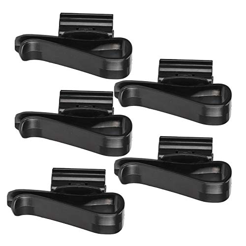 Akozon Aquarium-Wasserrohrhalter-Klemmset, 5-teiliges Wechselwerkzeug-Clipping-Set, Siphonpumpenhalterung, Langlebiger Schlauchhalter für den Wasserwechsel Im Aquarium (Black) von Akozon