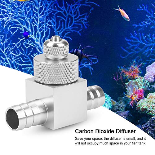 Akozon CO2-Zerstäuber, Kohlendioxid-Blasendiffusor für Aquarium-Graspflanzentank, Professionelles Zubehör für den Einsatz (Innendurchmesser 16 mm Ohne Blasenschreiber) von Akozon