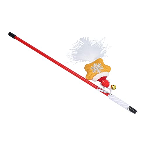 Akozon Cat Wand Series Star Type Lustiger Interaktiver Katzenstab für Trainingsgeräte von Akozon