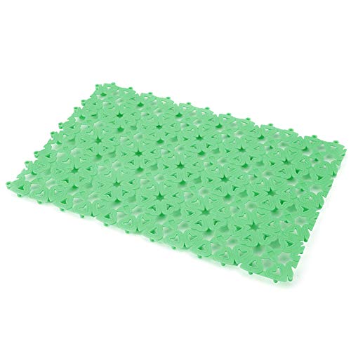 Akozon Hunde-/Katzen-Haustiermatte, Kunststoff, Gespleißt, Hohl, Anti-Rutsch-Pads für Haustierkäfig, Matte, Badezimmerboden (Green) von Akozon