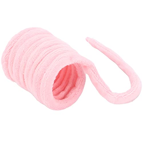 Akozon Katzenfeder-sicher und Kaubar, Verbessert die Gesundheit, Frühlings-Plüschkatze für Kätzchen, Katzenfeder-sicher (PINK) von Akozon