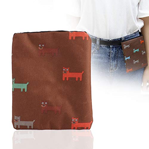 Akozon Praktisches Hundetrainingszubehör, Haustier-Trainingstasche, Trainingstaschen, Snack-Tasche, Professionelles Zubehör für den Einsatz (Brown) von Akozon