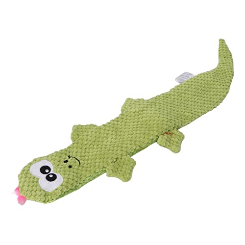 Akozon Squeaky Lizard Dog Zähneknirschen Training Plüsch-Hundekauartikel für Heimtierbedarf Squeaky Lizard Dog (Green) von Akozon