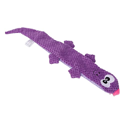 Akozon Squeaky Lizard Dog Zähneknirschen Training Plüsch-Hundekauartikel für Heimtierbedarf Squeaky Lizard Dog (Purple) von Akozon