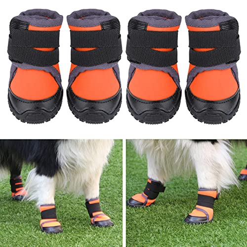 Akozon Strapazierfähige Hundeschuhe für Kleine, Mittlere und Große Rassen – rutschfeste Outdoor-Sport-Wanderschuhe für Aktive Haustiere (50) von Akozon