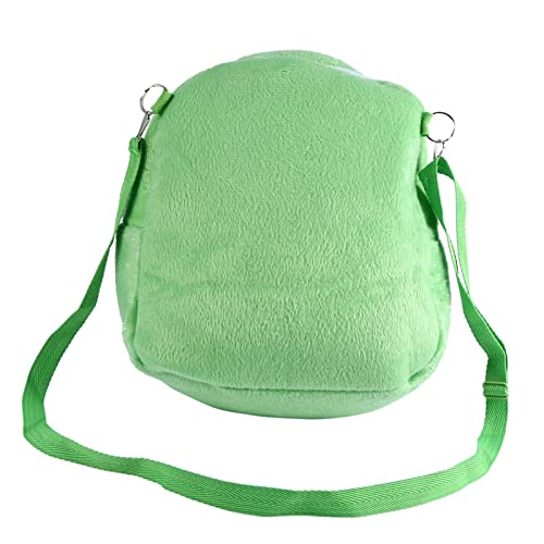 Akozon Tragbare Haustier-Tragetasche für Hamster, Ratte, Igel, Kaninchen und Frettchen – Atmungsaktive Ausgehende Reisehandtasche mit Schultergurt, 20,3 X 25,4 cm in Rosa (Green) von Akozon