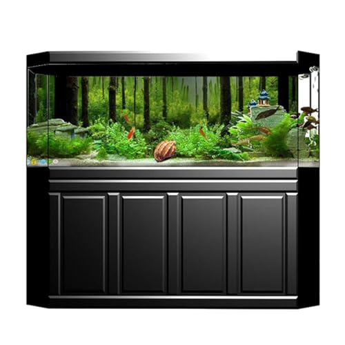 Akozon Unterwasser-Waldtank-Hintergrundposter, PVC-Klebehintergrund-Dekorationspapier für Aquarien, 122 X 46 cm (61 * 30CM) von Akozon