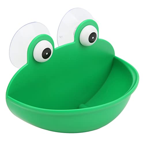 Amphibien-Wasserfrosch-Lebensraum, Kunststoff, Sicher, Niedlicher Wasserfrosch-Lebensraum mit Saugnäpfen für Frösche, Kröten, Geckos, Kaulquappe, Professionelles Zubehör für den von Akozon