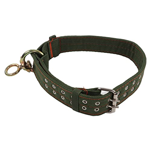 Kuhhalsband Verstellbar, 2-reihige Metallschnalle für Pferd, Schaf, Rinder, Hund, Kalb, 4-lagig, mit Riemenhalsband, Pferd (Groß) von Akozon