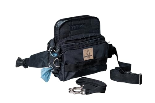 AkraCreations - Hundetrainings-Gürteltasche/Leckerli-Tasche, Farbe: Schwarz von AkraCreations