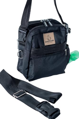 AkraCreations Leckerli-Tasche für Hundetraining, Farbe: Schwarz von AkraCreations