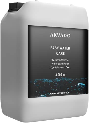 Akvado Easy Water Care - Wasseraufbereiter mit Moringa-Extrakt, Schutz für Fische, 3000 ml von Akvado