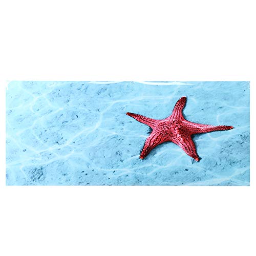 Aladeno Aquarium-Hintergrund, Unterwasser-Seestern, PVC-Aquarium-Hintergrund, Aquarium-Poster-Hintergrund für Aquarium-Dekor (61 * 30cm) von Aladeno