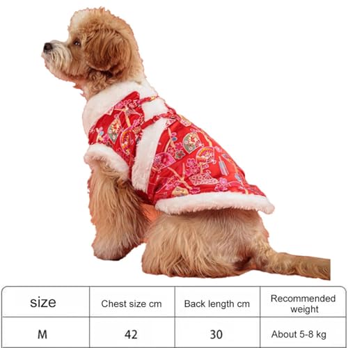 Alanmoship Dogs Join The Fun Unique Cotton Cheongsam Designed To Celebrate Holidays In Comfort And Style(M) von Alanmoship