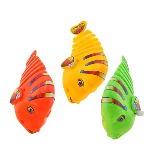 Alasum 3St Fisch schwingen zappeln Schwimmbecken Babyspielzeug Pool-Spiele Halloween interaktives spielzeuge Aufziehfische für Katzen Wasserspielzeug Plastik von Alasum