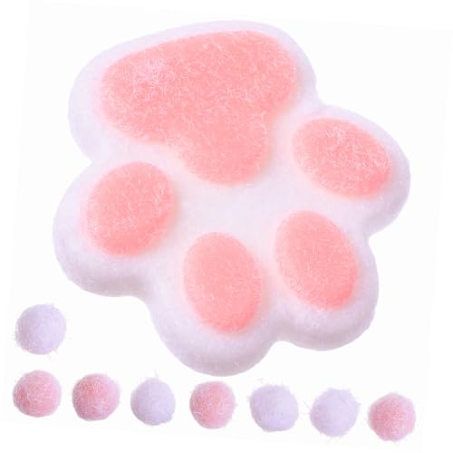 Alasum Krallenspielzeug Für Katzen Matschig Süße Sachen Squishy- Mit Pfotenmotiv Pfotenquetschspielzeug Katzenklebriges Squishy Gelee-Pfote Quetschspielzeug Für Die Familie PVC von Alasum