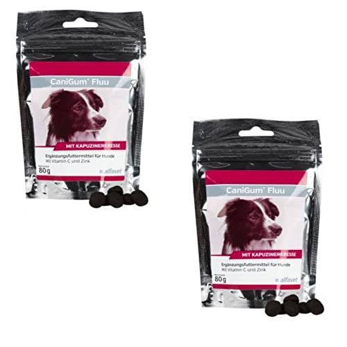 Alfavet CaniGum Fluu für Hunde - Doppelpack - 2 x 80g von Alfavet