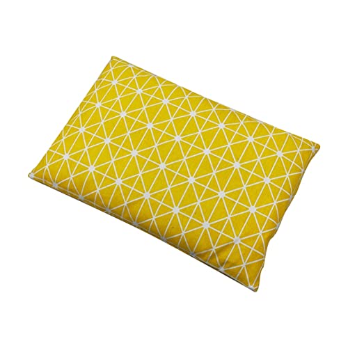 Aliaga Haustierbett-Pad Abnehmbare und waschbare Hundekissen Dicke warme Katze Pad (Color : Yellow, Size : XL) von Aliaga