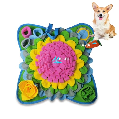 Schnüffelmatte für Hunde, Futtermatte, Welpen, Schnüffelpad, Haustiere, langsames Füttern, interaktives Hundeleckerli-Puzzle-Spielzeug für kleine, mittelgroße und große Hunde, fördert natürliche von Alibuy