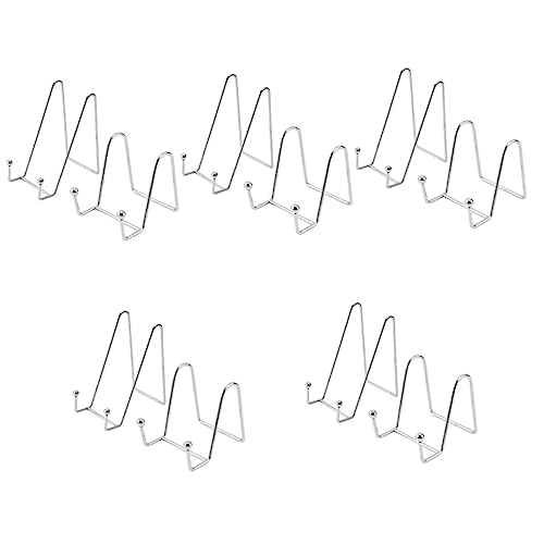 Alipis 10 Stück Metall-Telefonhalter Handyhalter Für Schreibtisch Tischplatte Präsentationsständer Plattenhalter Ausstellungsständer Fotorahmen Unterstützt Bilderständer von Alipis