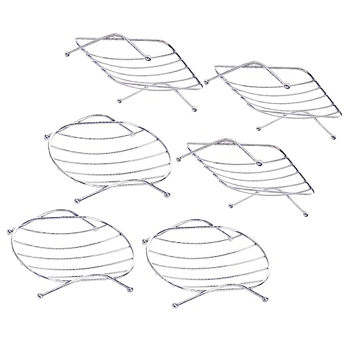 Alipis 6st Abtropfgestell Aus Edelstahl Handseifenhalter Im Spülschwammhalter Küchenspüle Seifenhalter Wandseifenhalter Vintage Seifenschale Reisen Schmücken Verchromtes Eisen Tragbar von Alipis