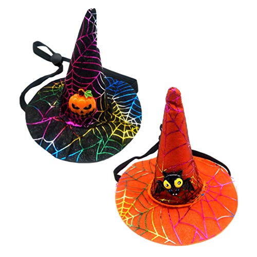 Alipis 2st Halloween-haustierhut Kürbismütze Für Hund Halloween-Kopfschmuck Für Haustiere Lustige Hundekostüme Halloween-Party-haustierhut Hund Kreativer Hut Vlies Push-typ Die von Alipis