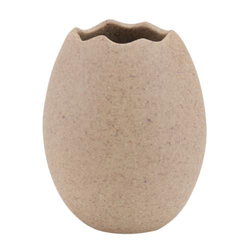 Alipis Keramik-Sukkulenten-Übertopf 80 Ml Kleine Eierschalenförmige Schüssel Keramik-Dessertschale Neuartige Dinosaurier-Eierschale Blumentopf Vase Für Kaktus Bürodekoration von Alipis