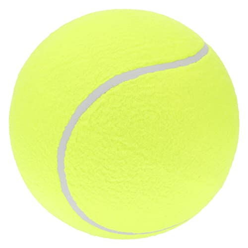 Alipis Riesiger Tennisball Hundespielzeugbälle Großes Kauspielzeug Für Haustiere Interaktives Puzzlespielzeug Mit Aufblasenden Nadeln Für Outdoor-Sportarten Strand 24 1 cm von Alipis