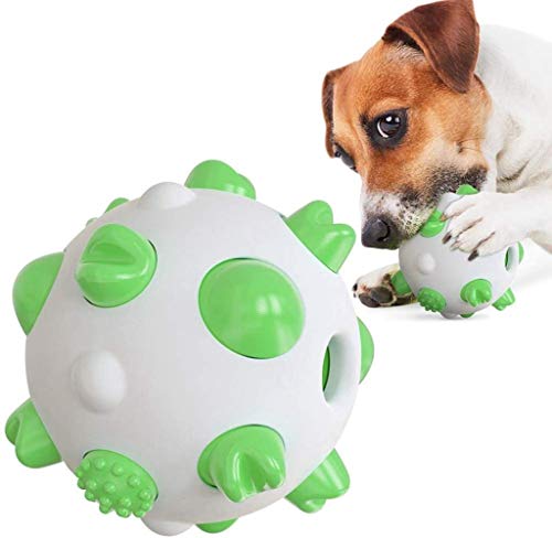 Alivisa Hundespielzeug Ballsport Bälle Sets Hunde saubere Zähne Rope Eva Bounce Hundekugel Chew Balls Lebensmittel-Dispenser Spielzeug Treat Ball für Small Medium Large Hunde,C von Alivisa