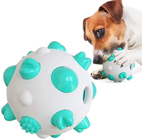 Alivisa Hundespielzeug Ballsport Bälle Sets Hunde saubere Zähne Rope Eva Bounce Hundekugel Chew Balls Lebensmittel-Dispenser Spielzeug Treat Ball für Small Medium Large Hunde,EIN von Alivisa