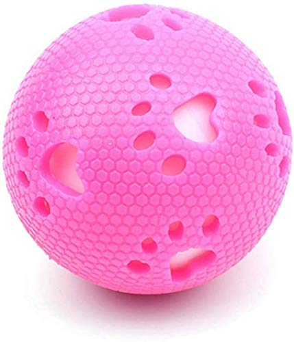 Alivisa Light Up Hundebälle Spielzeuge für Hunde TPR Gummi Flashing Balls Interactive Chewing Bounce Spielzeug Bälle für Welpen Small Medium Hunde Haustier,Rosa von Alivisa