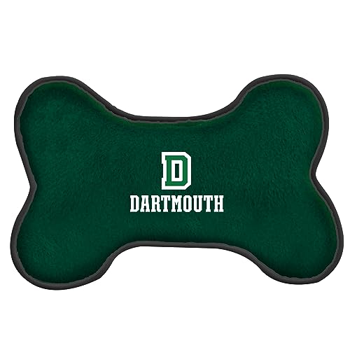 All Star Dogs NCAA Dartmouth Big Green College Hundespielzeug in Knochenform, Quietschspielzeug, 25,4 cm, groß, Waldgrün von All Star Dogs