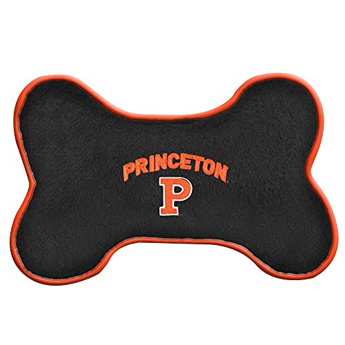 All Star Dogs NCAA Princeton Tigers University Hundespielzeug in Knochenform, quietschend, 25,4 cm, 25,4 cm groß, Schwarz von All Star Dogs